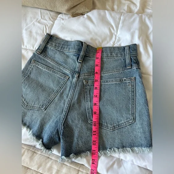 Madewell | The Perfect Jean Short in Balsam Wash | Sz 24 - Picture 7 of 9